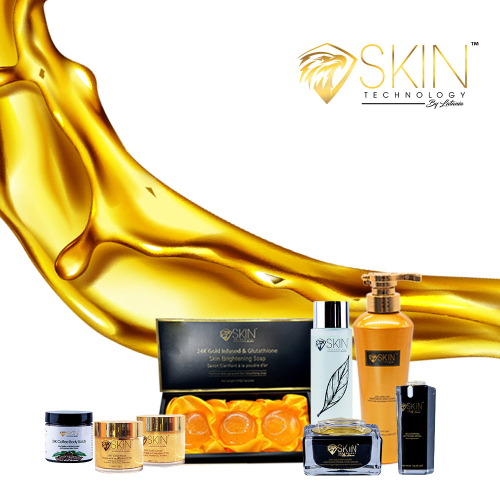 24k glutathione Pack: Anti-Aging Skin Care System for All Skin Types – Skin Technology by LaTania 24k glutathione Pack: Anti-Aging Skin Care System for All Skin Types – Skin Technology by LaTania